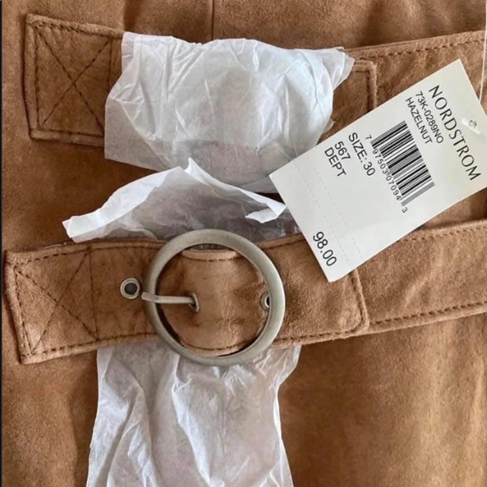 Suede Mini Skirt